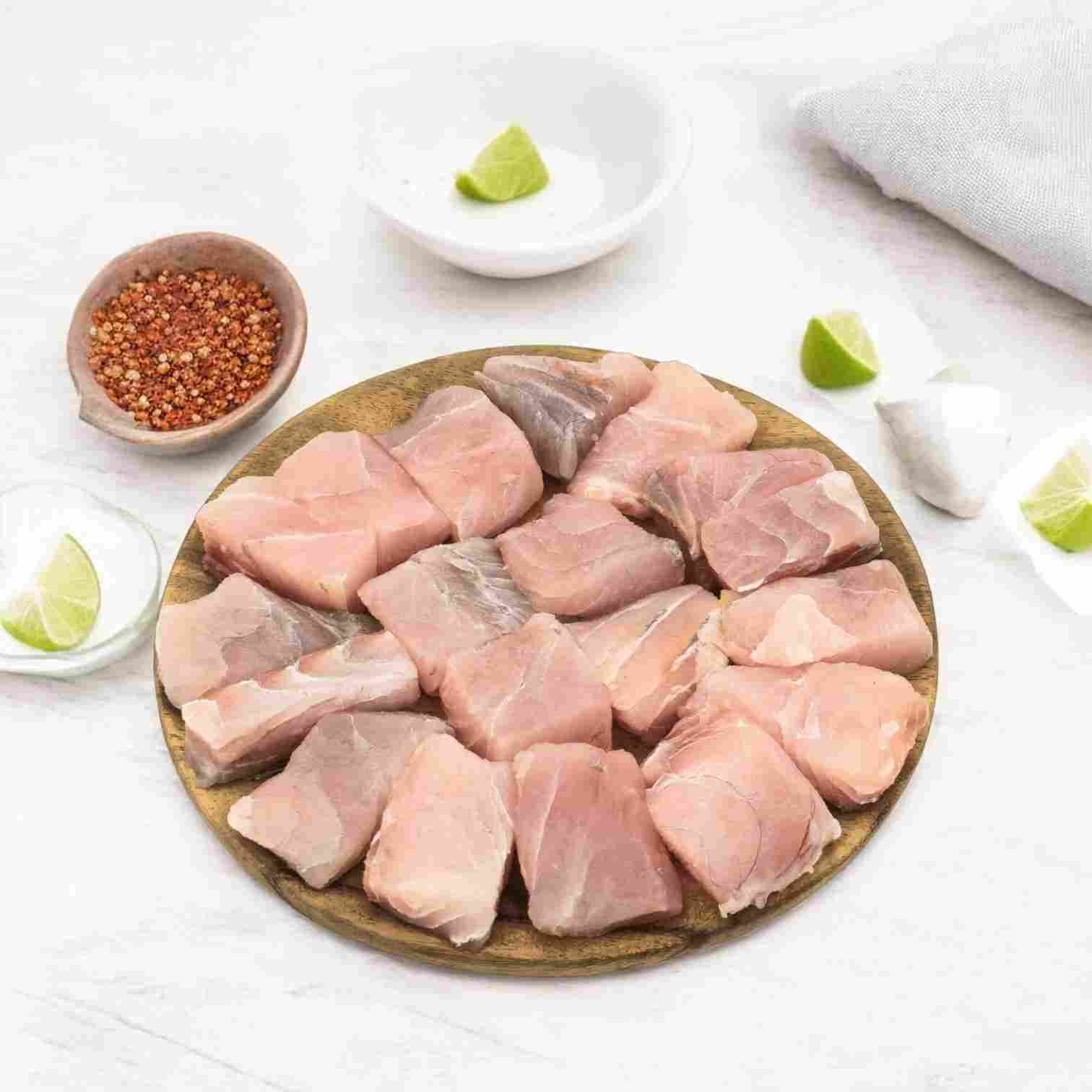 Bhetki (Sea Bass) - Boneless Cubes